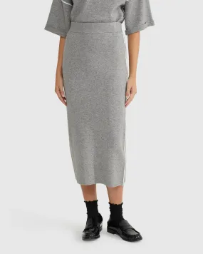 Birdie Trim Midi Skirt