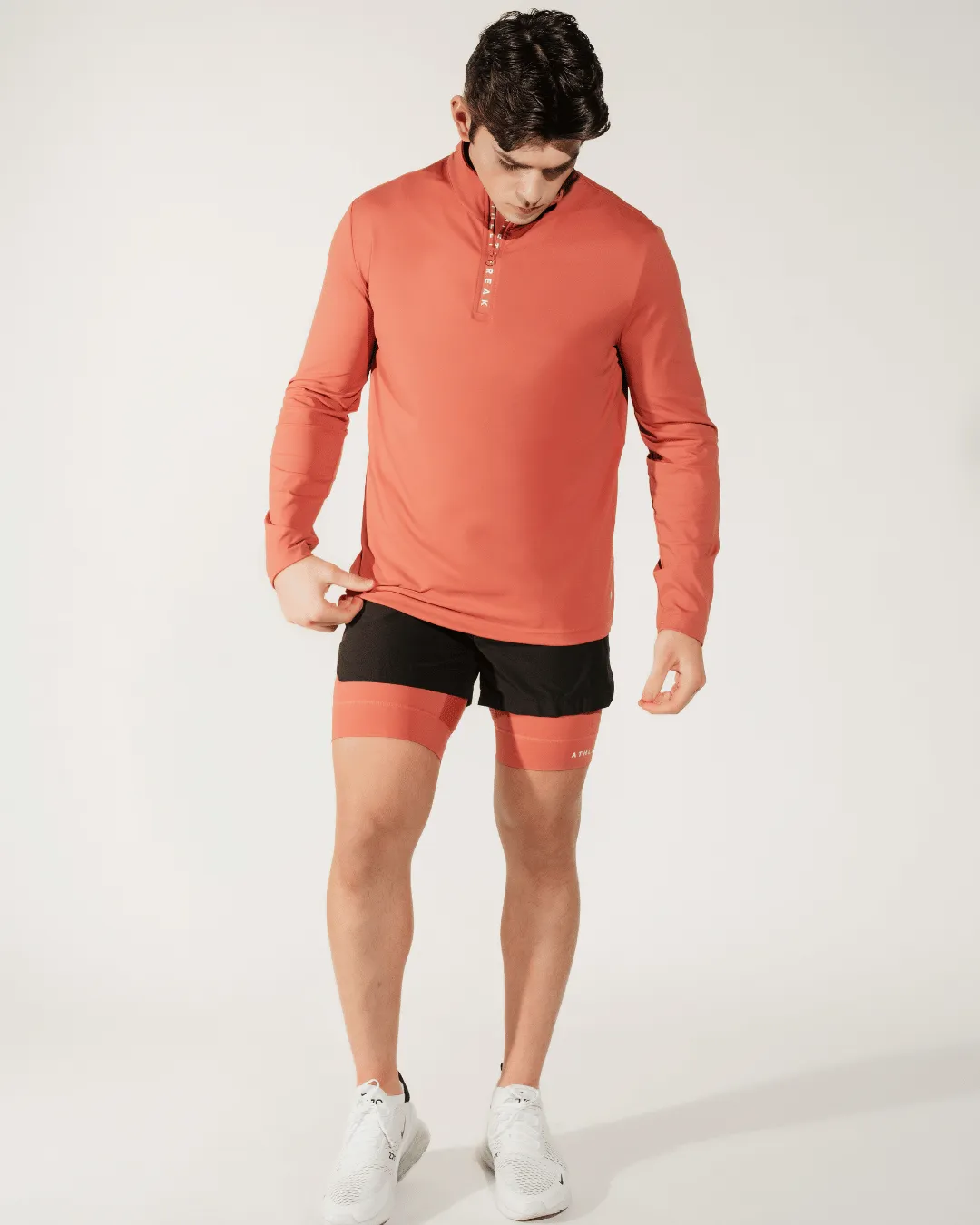 [CORE] Training Shorts 4" - Black / Brick