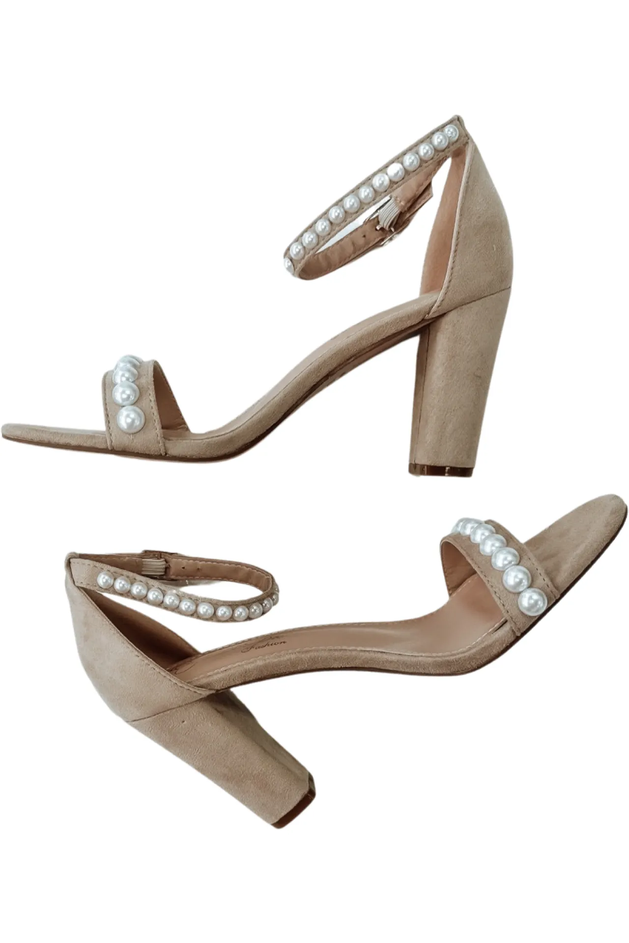 The Classic Pearl Block Heel